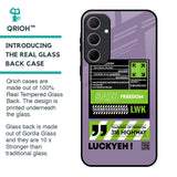 Run & Freedom Glass Case for Samsung Galaxy A35 5G