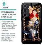 Shanks & Luffy Glass Case for Samsung Galaxy A35 5G