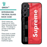 Supreme Ticket Glass Case for Samsung Galaxy A35 5G