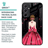 Fashion Princess Glass Case for Samsung Galaxy A35 5G