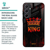 Royal King Glass Case for Samsung Galaxy A35 5G