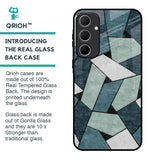 Abstact Tiles Glass Case for Samsung Galaxy A35 5G