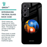 Yin Yang Balance Glass Case for Samsung Galaxy A35 5G