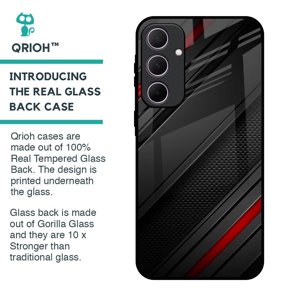 Modern Abstract Glass Case for Samsung Galaxy A35 5G
