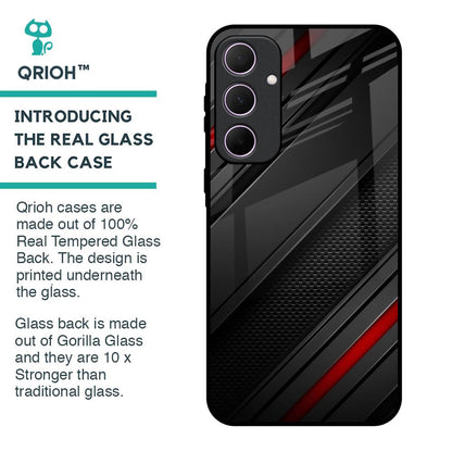 Modern Abstract Glass Case for Samsung Galaxy A35 5G