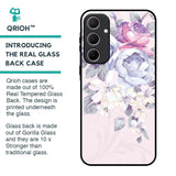 Elegant Floral Glass Case for Samsung Galaxy A35 5G