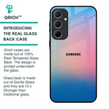 Blue & Pink Ombre Glass case for Samsung Galaxy A35 5G