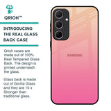 Pastel Pink Gradient Glass Case For Samsung Galaxy A35 5G