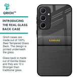 Grey Metallic Glass Case For Samsung Galaxy A35 5G