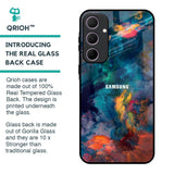 Colored Storm Glass Case for Samsung Galaxy A35 5G