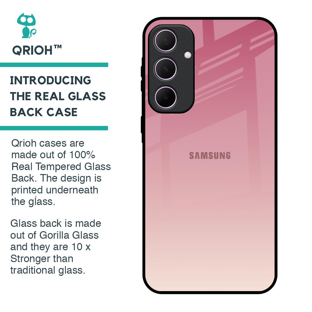 Blooming Pink Glass Case for Samsung Galaxy A35 5G