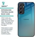 Sea Theme Gradient Glass Case for Samsung Galaxy A35 5G