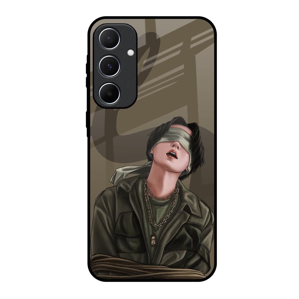 Blind Fold Samsung Galaxy A55 5G Glass Back Cover Online