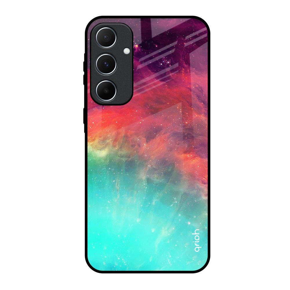 Colorful Aura Samsung Galaxy A55 5G Glass Back Cover Online