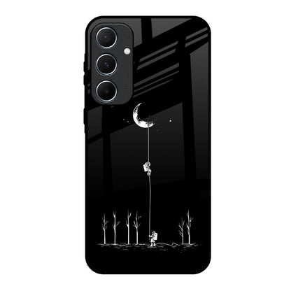 Catch the Moon Samsung Galaxy A55 5G Glass Back Cover Online