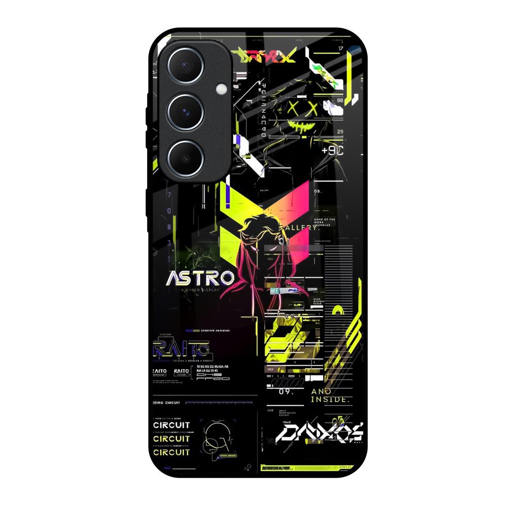 Astro Glitch Samsung Galaxy A55 5G Glass Back Cover Online