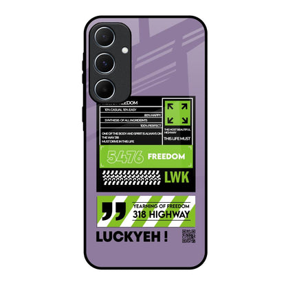 Run & Freedom Samsung Galaxy A55 5G Glass Back Cover Online