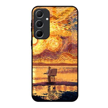 Sunset Vincent Samsung Galaxy A55 5G Glass Back Cover Online