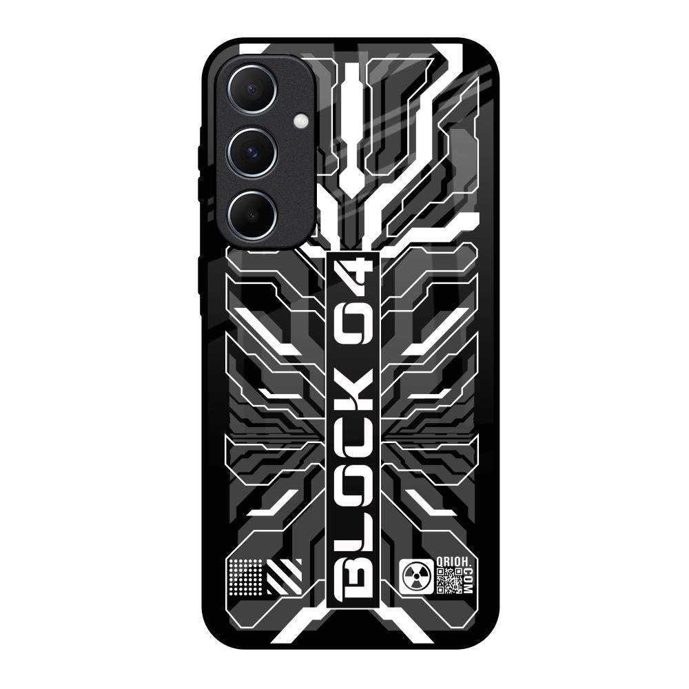 Monochrome Magic Samsung Galaxy A55 5G Glass Back Cover Online