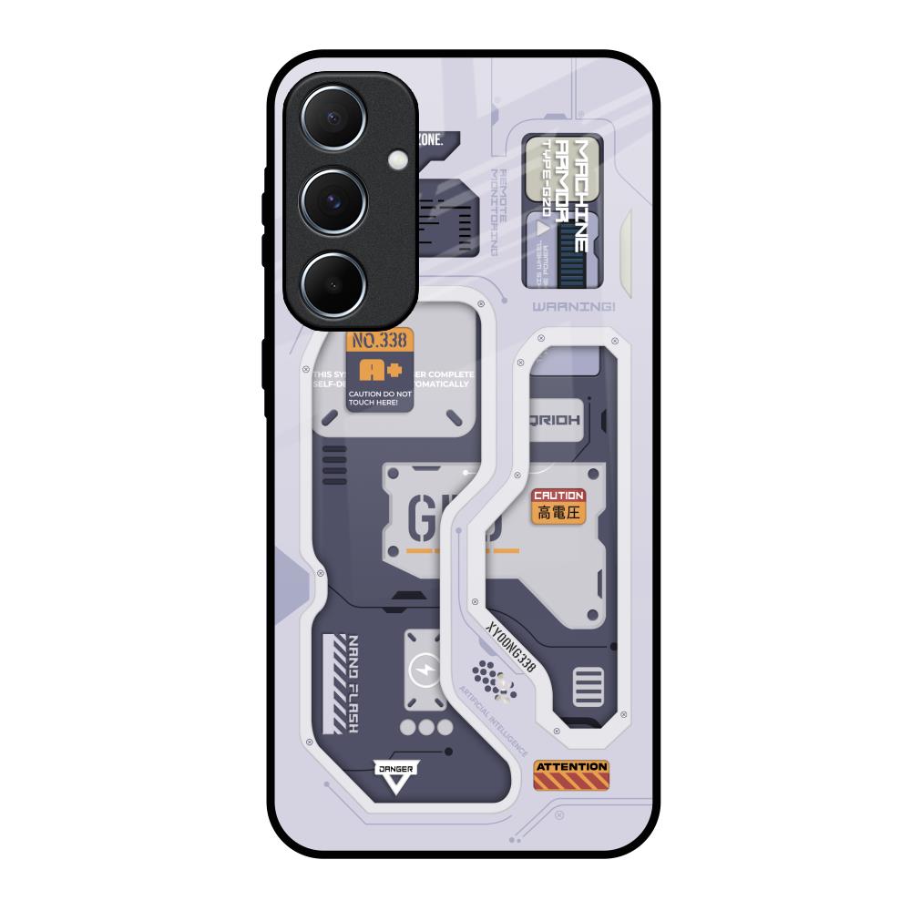Tech Savvy Samsung Galaxy A55 5G Glass Back Cover Online