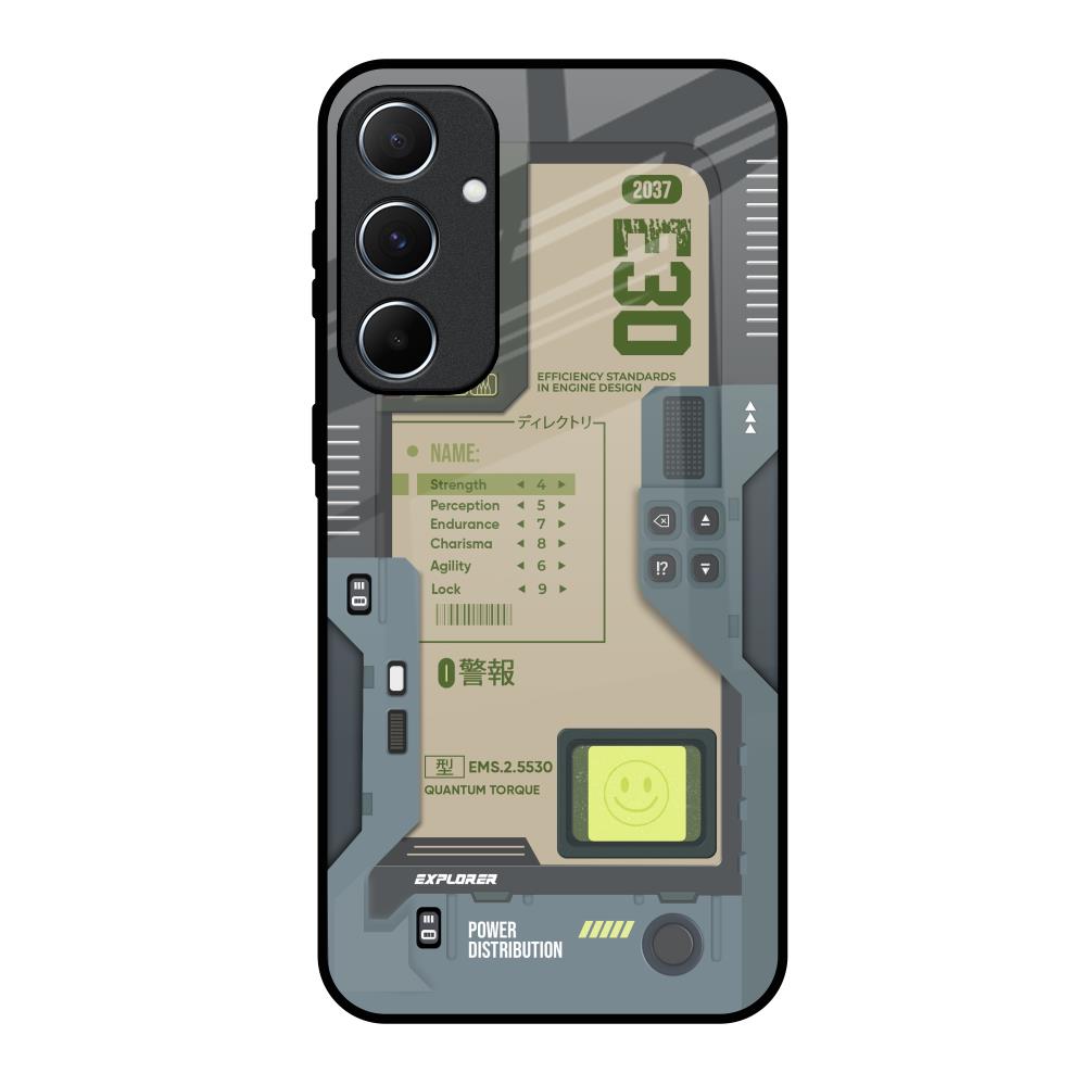 Art Station Samsung Galaxy A55 5G Glass Back Cover Online