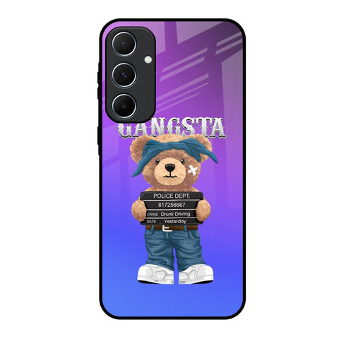 Gangsta Bear Samsung Galaxy A55 5G Glass Back Cover Online
