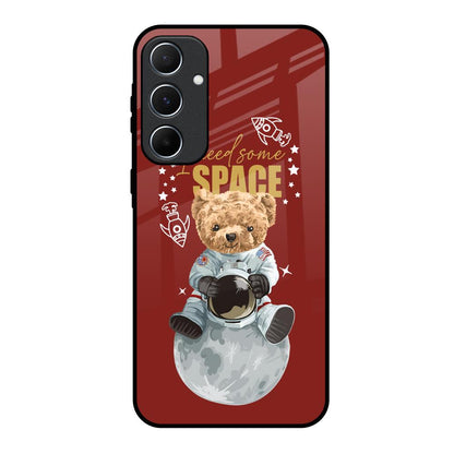 Astronaut Bear Samsung Galaxy A55 5G Glass Back Cover Online