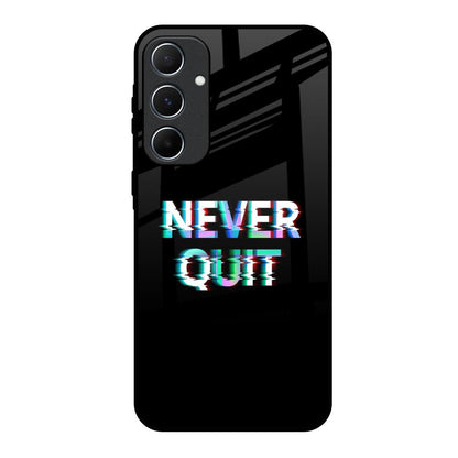 Never Quit Samsung Galaxy A55 5G Glass Back Cover Online