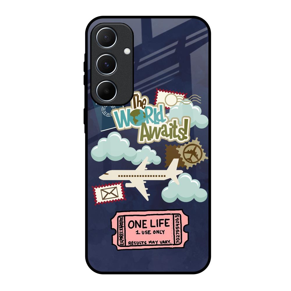 Tour The World Samsung Galaxy A55 5G Glass Back Cover Online