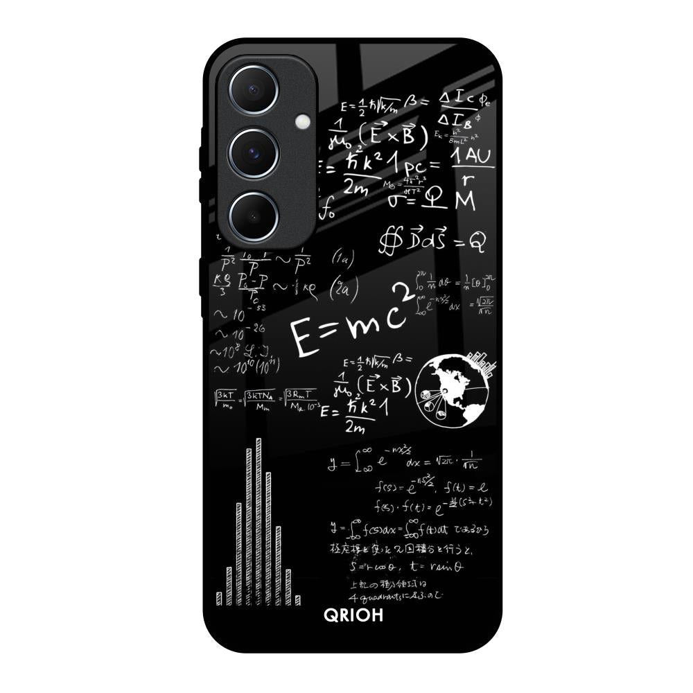 Funny Math Samsung Galaxy A55 5G Glass Back Cover Online
