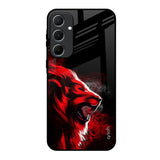 Red Angry Lion Samsung Galaxy A55 5G Glass Back Cover Online