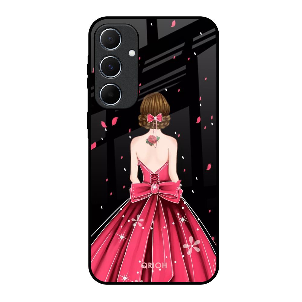 Fashion Princess Samsung Galaxy A55 5G Glass Back Cover Online