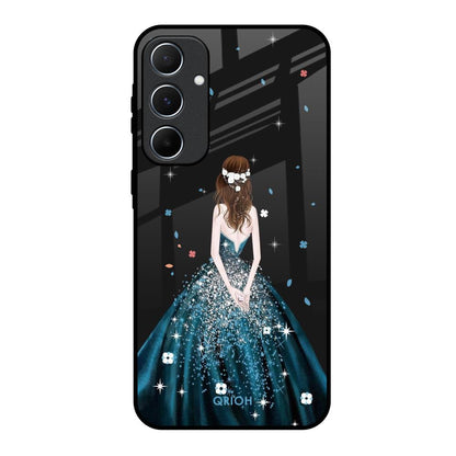Queen Of Fashion Samsung Galaxy A55 5G Glass Back Cover Online