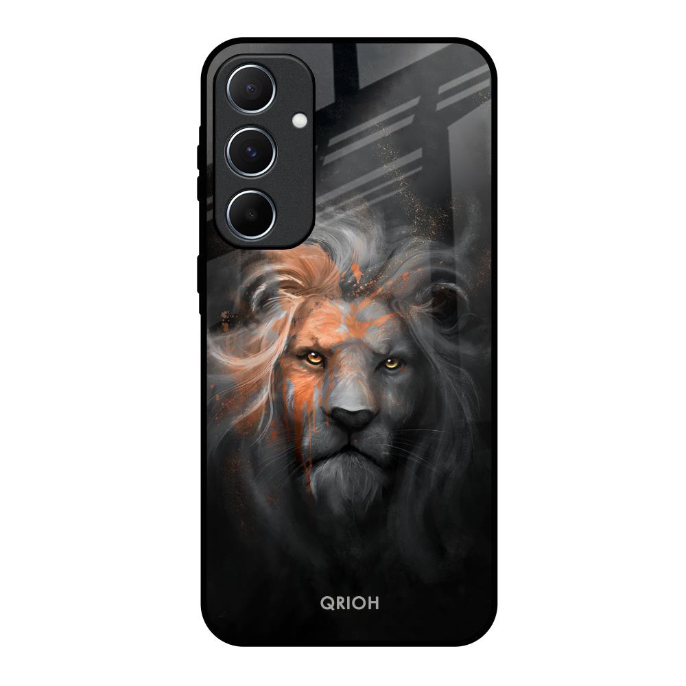 Devil Lion Samsung Galaxy A55 5G Glass Back Cover Online