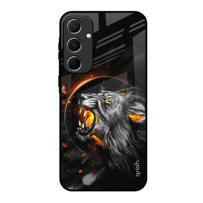 Aggressive Lion Samsung Galaxy A55 5G Glass Back Cover Online