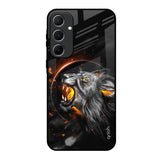 Aggressive Lion Samsung Galaxy A55 5G Glass Back Cover Online