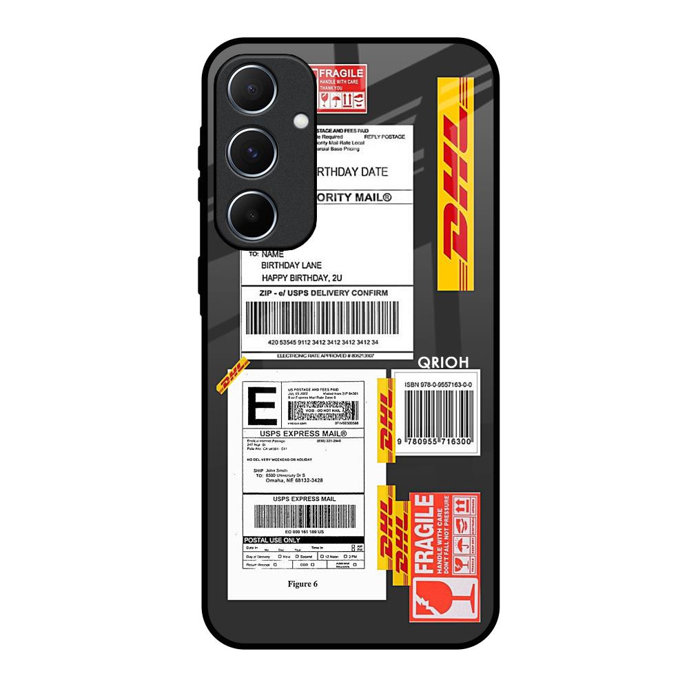 Cool Barcode Label Samsung Galaxy A55 5G Glass Back Cover Online