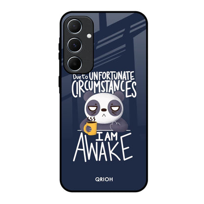 Struggling Panda Samsung Galaxy A55 5G Glass Back Cover Online
