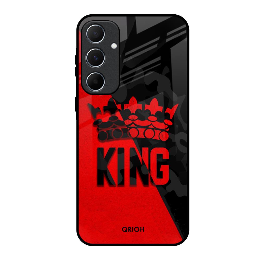 I Am A King Samsung Galaxy A55 5G Glass Back Cover Online