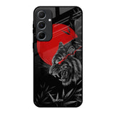 Red Moon Tiger Samsung Galaxy A55 5G Glass Back Cover Online