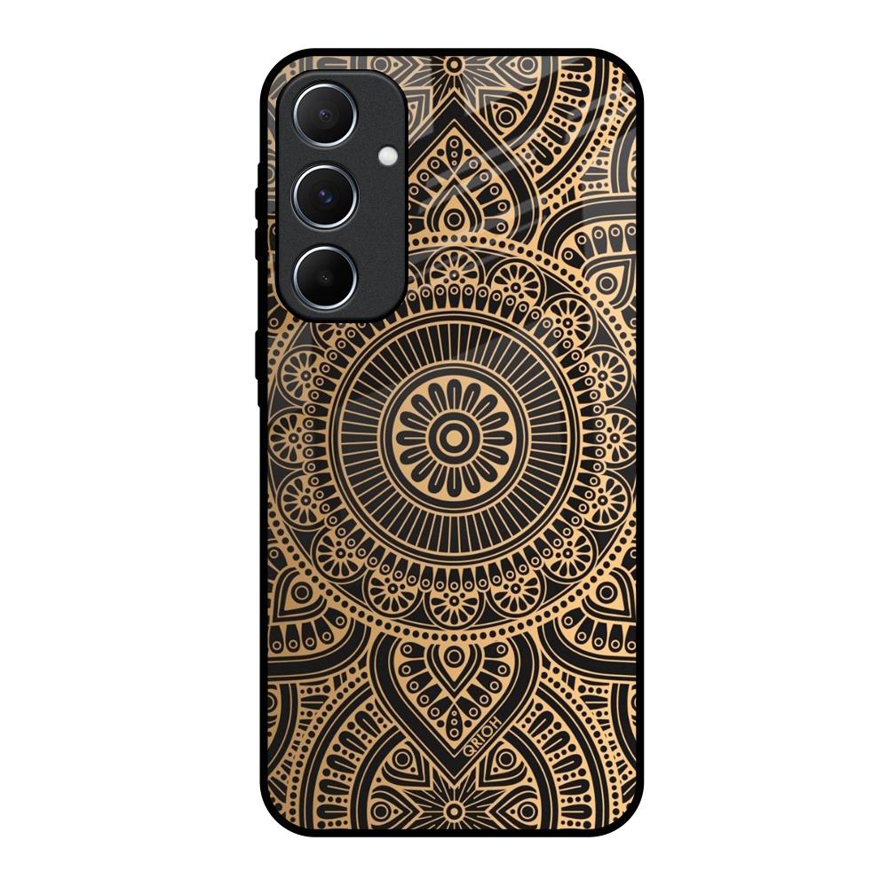 Luxury Mandala Samsung Galaxy A55 5G Glass Back Cover Online