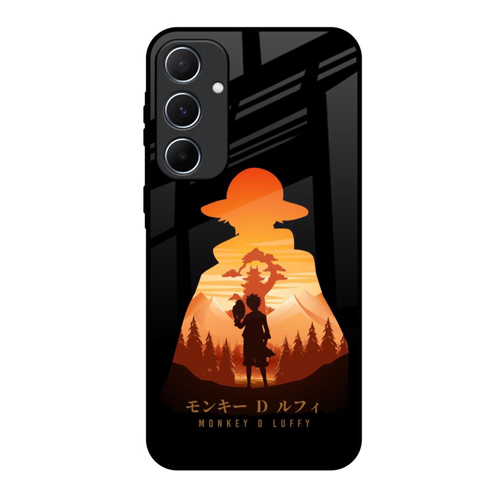 Luffy One Piece Samsung Galaxy A55 5G Glass Back Cover Online