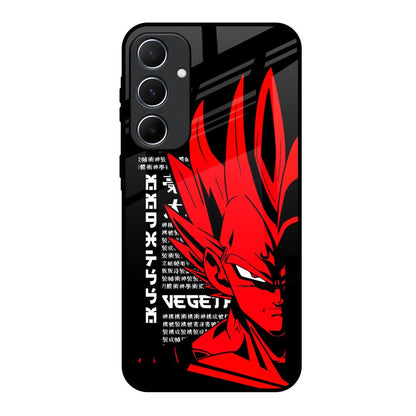 Red Vegeta Samsung Galaxy A55 5G Glass Back Cover Online