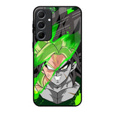 Anime Green Splash Samsung Galaxy A55 5G Glass Back Cover Online