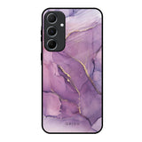 Purple Gold Marble Samsung Galaxy A55 5G Glass Back Cover Online