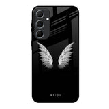 White Angel Wings Samsung Galaxy A55 5G Glass Back Cover Online