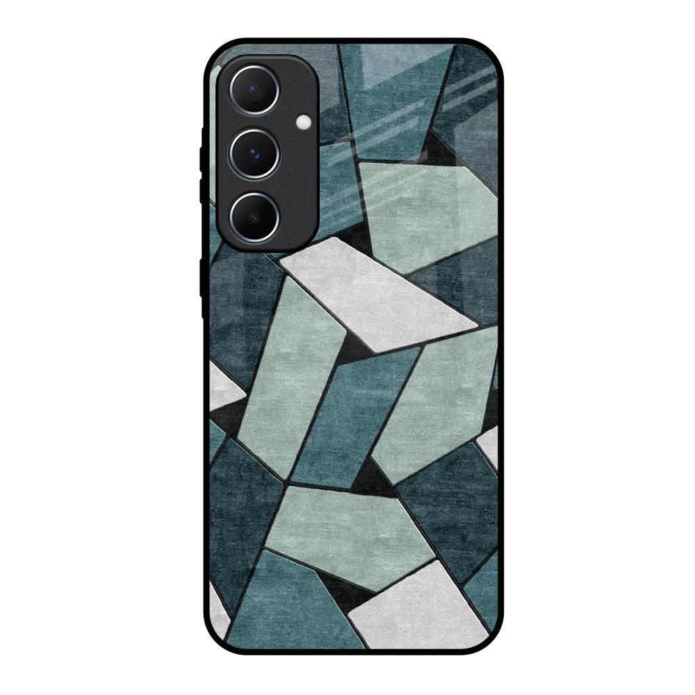 Abstact Tiles Samsung Galaxy A55 5G Glass Back Cover Online