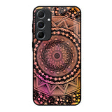 Floral Mandala Samsung Galaxy A55 5G Glass Back Cover Online
