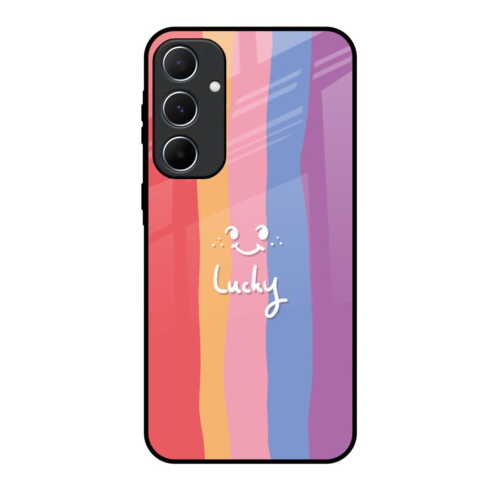 Lucky Abstract Samsung Galaxy A55 5G Glass Back Cover Online