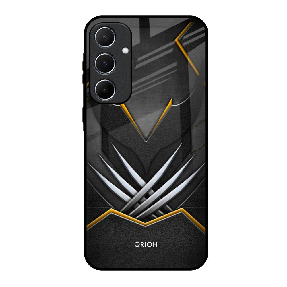Black Warrior Samsung Galaxy A55 5G Glass Back Cover Online
